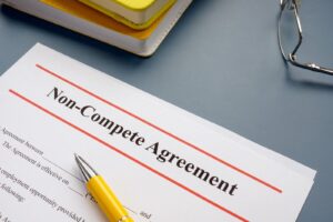 A non-compete agreement